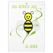 Porte-bloc Aussi occupé comme abeille (Dos)