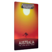 Porte-bloc Australie " Le pays du bas" impression de vacances (Swatch)