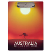 Porte-bloc Australie " Le pays du bas" impression de vacances (Devant)