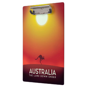 Porte-bloc Australie "The land down under" tirage de vacances