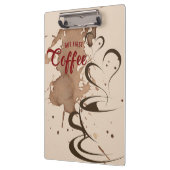 Porte-bloc Auteur De Café Mais Premier Café (Gauche)