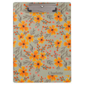 Porte-bloc Automne Automne Floral Motif Sage Vert (Devant)