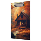 Porte-bloc Automne/Automne/Halloween/Peinture rustique (Gauche)