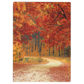 Porte-bloc automne dans la forêt (Dos)