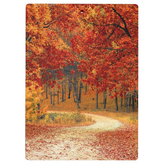 Porte-bloc automne dans la forêt (Dos)