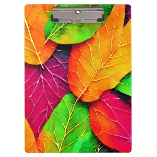 Porte-bloc Automne Feuilles Motif (Devant)