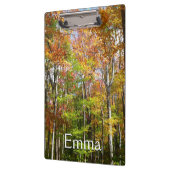 Porte-bloc Automne Forêt II Automne Paysage Photographie (Gauche)