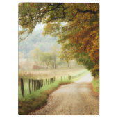 Porte-bloc Automne sur une route de campagne (Dos)