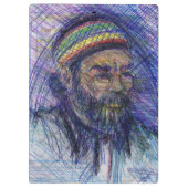 Porte-bloc Autoportrait de Luther Hampton (Dos)