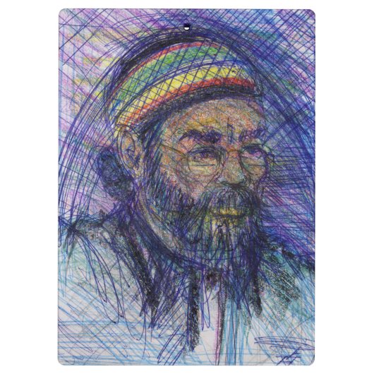 Porte-bloc Autoportrait de Luther Hampton (Dos)