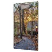 Porte-bloc Autumn Woods Sunset Walkway (Gauche)