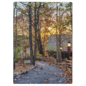 Porte-bloc Autumn Woods Sunset Walkway (Dos)