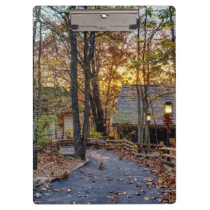 Porte-bloc Autumn Woods Sunset Walkway