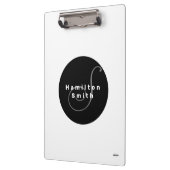 Porte-bloc avec monogramme - HAMbyWG (Gauche)