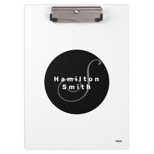 Porte-bloc avec monogramme - HAMbyWG (Devant)