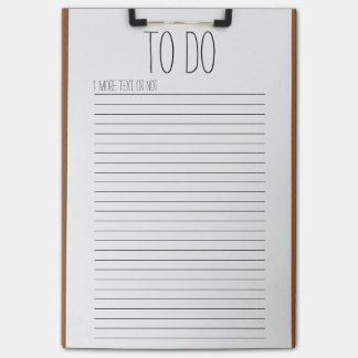 Porte - bloc avec note Post-it® en papier lin