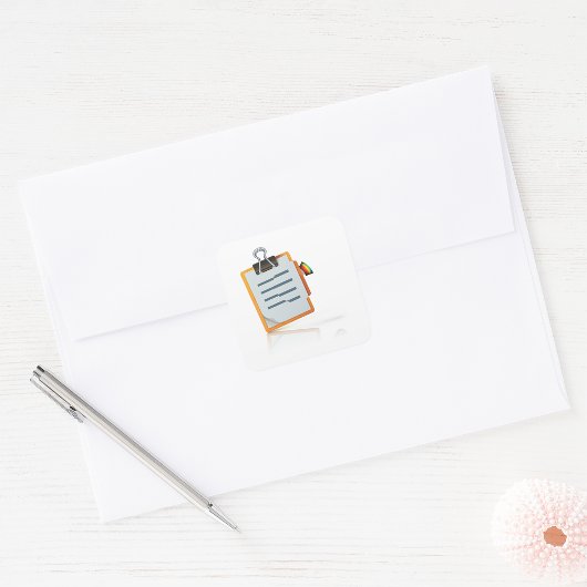 Porte - bloc Avec Stickers Papier Linqué