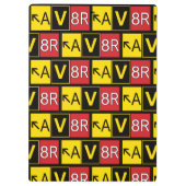 Porte-bloc Aviateur - AV8R - (Dos)