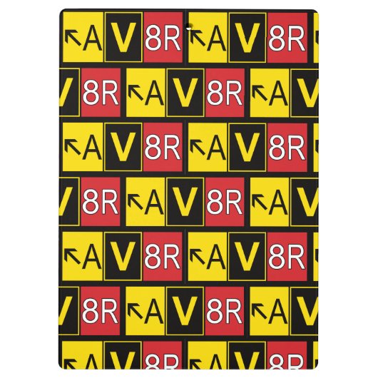 Porte-bloc Aviateur - AV8R - (Dos)