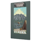 Porte-bloc Avion de Bush et pêche - parc national de Denali, (Gauche)