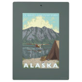 Porte-bloc Avion de Bush et pêche - parc national de Denali, (Dos)