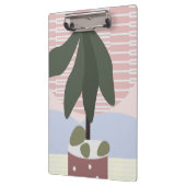 Porte-bloc Avocado Tree Blush Muet géométrique (Gauche)