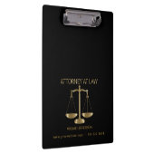 Porte-bloc Avocat - Noir et Or (Swatch)