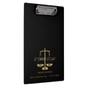 Porte-bloc Avocat - Noir et Or (Swatch)