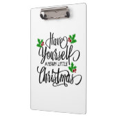 Porte-bloc Ayez-vous un joyeux petit Noël (Gauche)