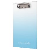 Porte-bloc Baby Blue Gradient Professeur personnalisé (Gauche)