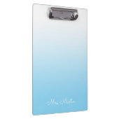 Porte-bloc Baby Blue Gradient Professeur personnalisé (Swatch)