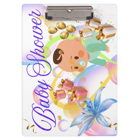 Porte-bloc Baby Shower (Devant)