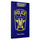 Porte-bloc Badge de police Porte - bloc acrylique personnalis (Swatch)