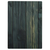 Porte-bloc Badge en or rétro Basse Bambou Texture Motif Clip (Dos)