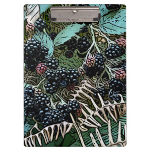 Porte-bloc Baies noires sur la vigne