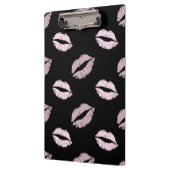 Porte-bloc Baisers Rose Argenté (Gauche)