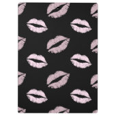 Porte-bloc Baisers Rose Argenté (Dos)