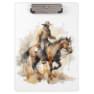 Porte-bloc Balade sur la piste poussiéreuse en aquarelle, per
