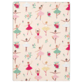 Porte-bloc Ballet Dancers Pattern Cute Ballerina Teacher (Dos)