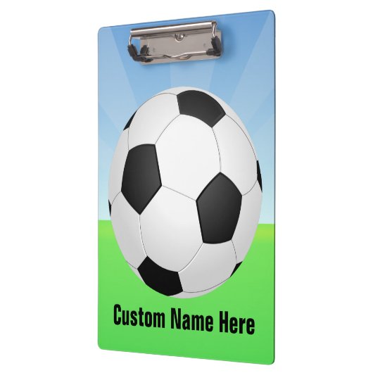 Porte-bloc Ballon de football un jour ensoleillé (Gauche)