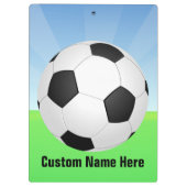 Porte-bloc Ballon de football un jour ensoleillé (Dos)