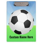 Porte-bloc Ballon de football un jour ensoleillé (Devant)