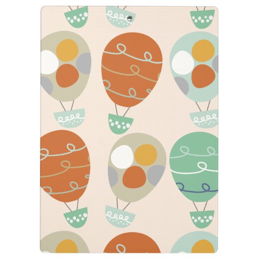 Porte-bloc Ballons Whimsical à air chaud (Dos)
