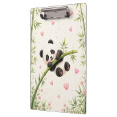Porte-bloc Bambou Aquarelle Panda Mignon | (Gauche)