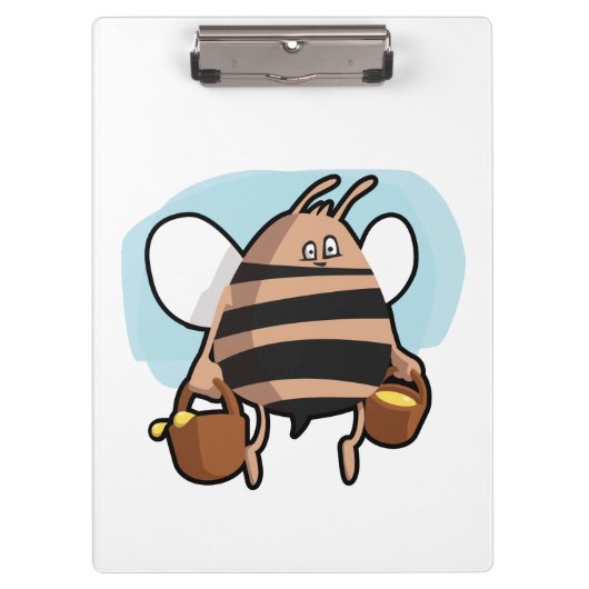 Porte-bloc Bande dessinée d'abeille (Devant)