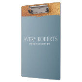 Porte-bloc Bande dorée en acier professionnel moderne (Gauche)