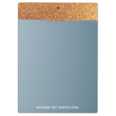 Porte-bloc Bande dorée en acier professionnel moderne (Dos)