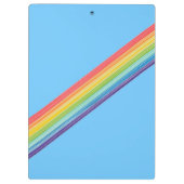 Porte-bloc Bandes arc-en-ciel diagonales (Dos)