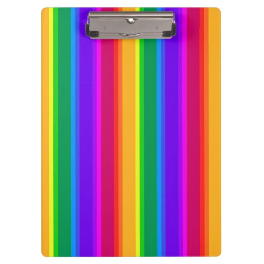 Porte-bloc Bandes arc-en-ciel irrégulières (Devant)