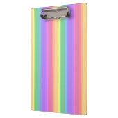 Porte-bloc Bandes arc-en-ciel pastel (Gauche)